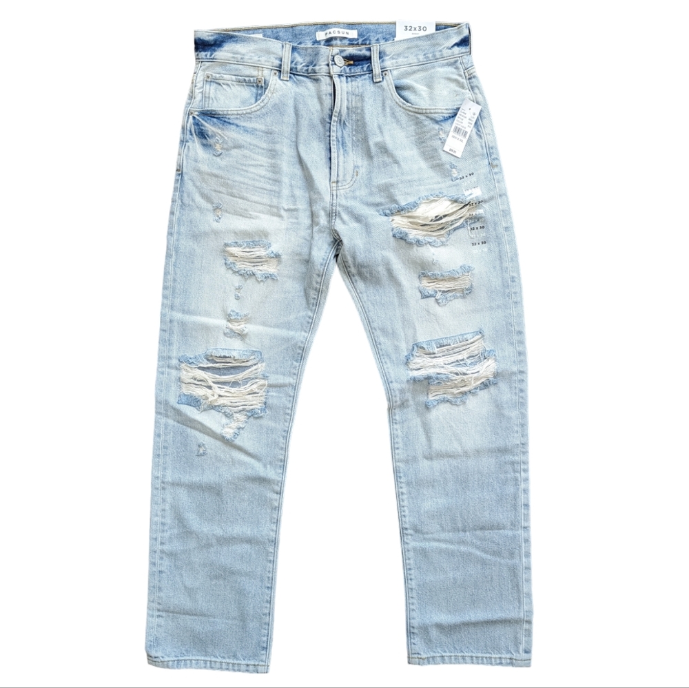 Men's Pac Sun Distressed Baggy Jeans